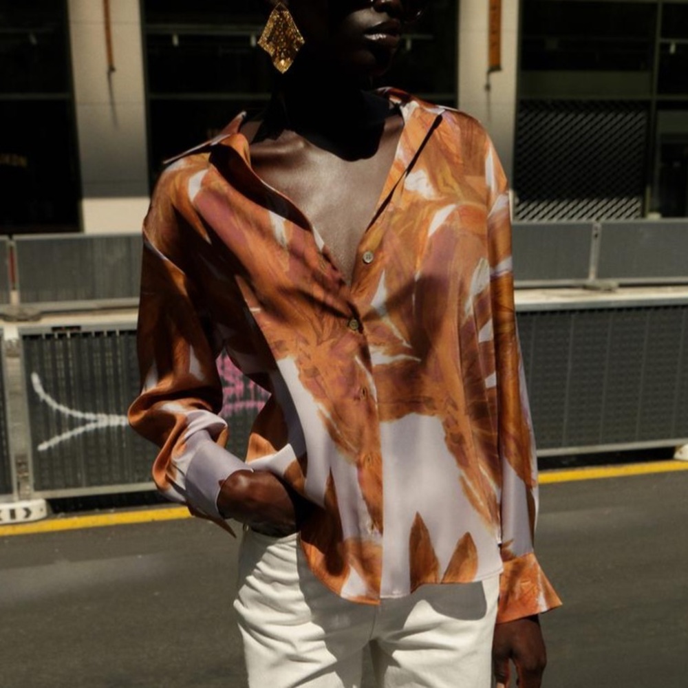 Zara NWT printed blouse 8794/290